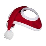 Design tendance : ce costume de tête de cheval dispose d'une bordure blanche et de pompons, améliorant l'esprit de Noël tout en offrant une esthétique attrayante, ce qui en fait un cadeau de vacances idéal pour les réunions de famille ou les événements à thème pendant la saison des fêtes