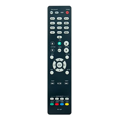 RC-1227 Replacement Remote Control -VINABTY-fit for Denon 4K Ultra HD Audio/Video AV Receiver RC1227 remote control AVR-X1500H AVR-X1600H AVRX1500H AVRX1600H - Image 3