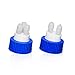 NIINZIIO GL45 Bottle Cap With Interface, Multi-Hole Screw Thread Type GL45 Filling Cover, Ferrule Accessories For Lab/Industry (One-Way Valve for 3 * 5 Tube)