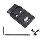 DPP Titanium Mount/Adapter Plate Compatible with Glock 17 19 MOS Holosun 509T