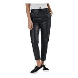 ONLY Damen ONLPOPTRASH Faux Leather Pant PNT Hose, Black, L/32