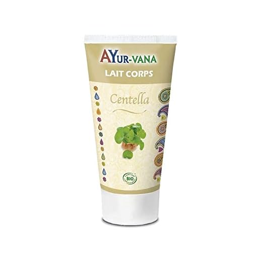 AYur-vana Lait Corps Centella Bio Tubes de 75 ml