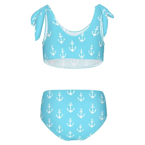 Image of Girls Tankini Swimsuit 2 Piece Pink Unicorn Donuts Summer Beach Bikini Bathing Suit 3T