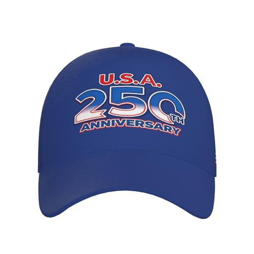 Image of USA Flag Baseball Cap American Patriotic Trucker Hat Father Dad Mother Mom Adjustable Sportswear Hat for Men Women Adults
