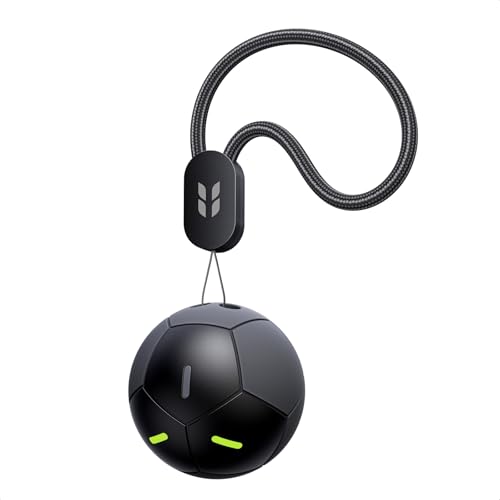 UGREEN FineTracker2 Tracker Tag for Apple Find My (iOS Only), Bluetooth Tracker with 110dB Alarm, IP68 Waterproof, 5–7 Year Battery, Glow-in-the-Dark Soccer Ball Design for Bags & Luggage