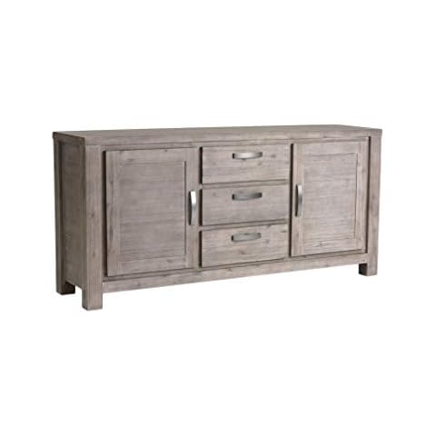 Furnhouse Ibbe Design Sideboard Anrichte Braun Lackiert Massiv Akazie Kommode Cover
