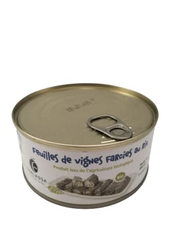 FEUILLES DE VIGNES FARCIES AU RIZ BIO LOT DE 4x280gr net Produit grec Cover
