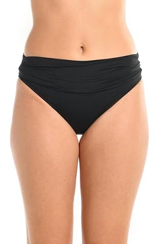 La Blanca Damski strój kąpielowy Island Goddess Banded Hipster, Czarny, 36