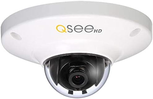 Q-See QCN8028D 3MP High Definition IP Dome Security Camera with Built-In Microphone (White)