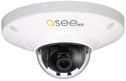 Q-See QCN8028D 3MP High Definition IP Dome Security Camera with Built-In Microphone (White)