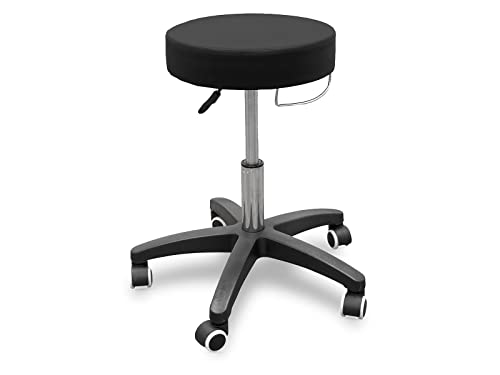QUIRUMED Taburete con Base rodable y Soporte