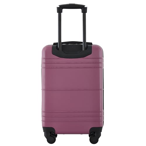 Image of Travelers Club 22 inch Richmond Spinner Carry-On Luggage, Damson
