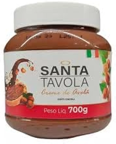 Santa Tavola Creme de Avelã, 700 Gramas, Importado da Itália