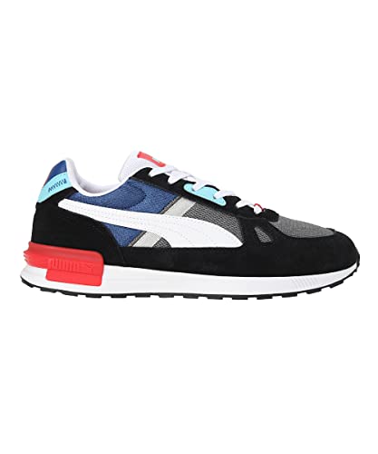 Image of PUMA Men's Low-Top Sneaker, Cool Dark Gray White Black Clyde Royal, 8