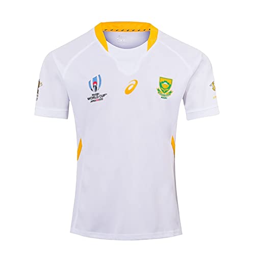 ZHANGQI Maillot De Rugby pour Hommes, Coupe du Monde D'Afrique du Sud, T-Shirt Décontracté Respirant pour Sports D'été, Polo De Football, Haut De Sport De Football, Meilleur Cadeau d'anniversaire Cover