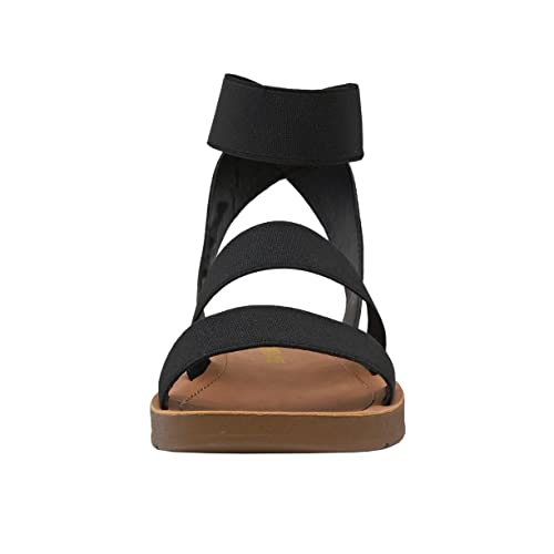 Cushionaire Women's Indego Stretch Sandal, Black 8.5 #TOP2