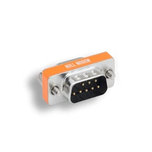 Kentek Mini Db9 Male To Female M/F Serial/At Null Modem Mini Adapter Changer Coupler Rs-232 Crossover Data Transfer #TOP5