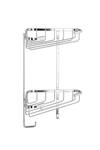 Croydex Chrome Corner Shower Caddy