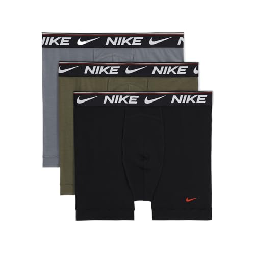 Nike Dri-FIT Ultra Comfort Men's Boxer Briefs (3-Pack) (Light Grey, KE1257-032) Size Medium