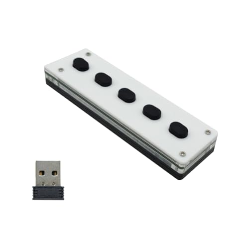 Clavier USB Bluetooth silencieux 5 touches pour éviter la fatigue des mains sur Mac