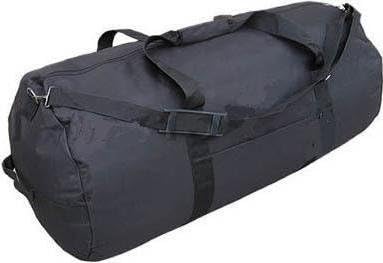 40" Duffel Bag Blk Round Travel Camping Sports Gear Bag