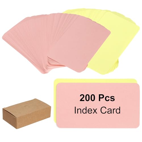 Tarjetas de notas PATIKIL pequeñas para organizar tus recordatorios con colores pastel y kraft