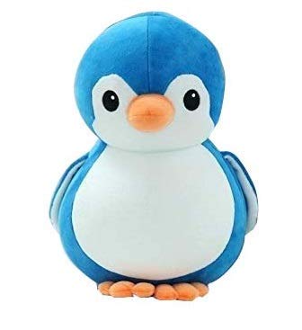 Image of Adorable Blue Penguin Plush Toy - Soft, Cuddly, Cute, Perfect for Gifting, Collecting, and Spreading Sweet Berry Joy (28 Cm)