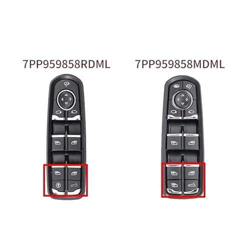 Bouton de commande électrique 7PP959858RDML Cayenne Panamera Macan - 2