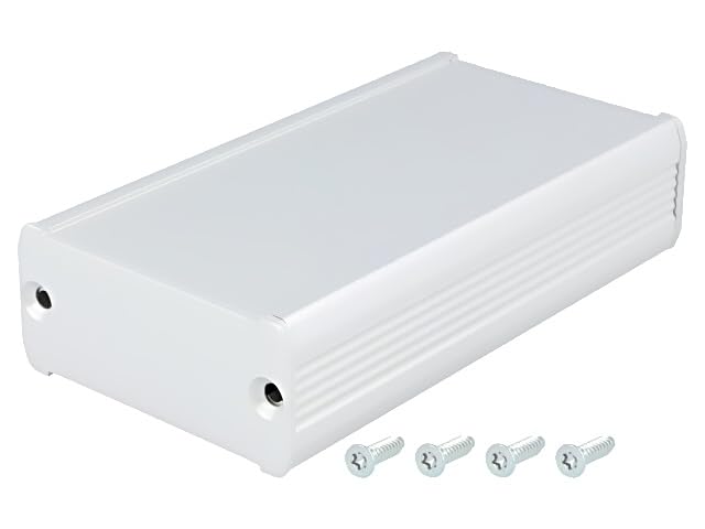 Boîtier TUF 55 25 100 ME en aluminium FI 55x100x25mm avec panneau