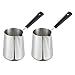 Caffè Turco Caldatore di Fusione Pentola di Fusione: 2Pcs 350Ml Acciaio Inossidabile Acciaio Inossidabile Pan Pentola Pentola Metallo Misurazione Della Tazza Mini Casseruola Burro