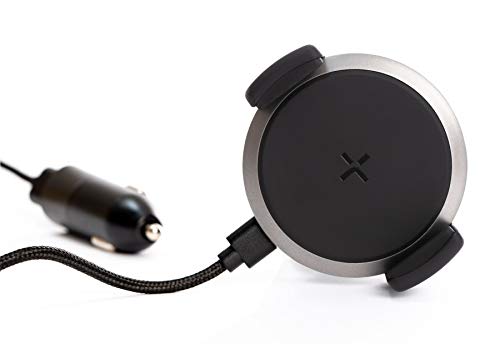 TYLT Venti Wireless Car Charger | 10W Qi-Certified Car Phone Holder Mount Charger, Air Vent Car Charging Holder & Auto Clamping Car Mount Charger for Apple, Samsung, and other QI Capable Devices