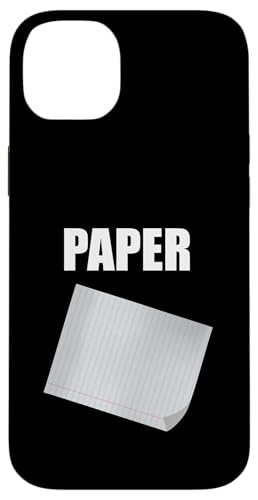 ロックペーパーはさみ 面白い シンプル お揃い ハロウィン コスチューム スマホケース iPhone 14 Plus 用