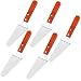 5x Pizza Pie Server Cake Holder Transfer Triangular Spade Spatula for Cake Baking Wood Wooden Handle Shovel Stainless Steel