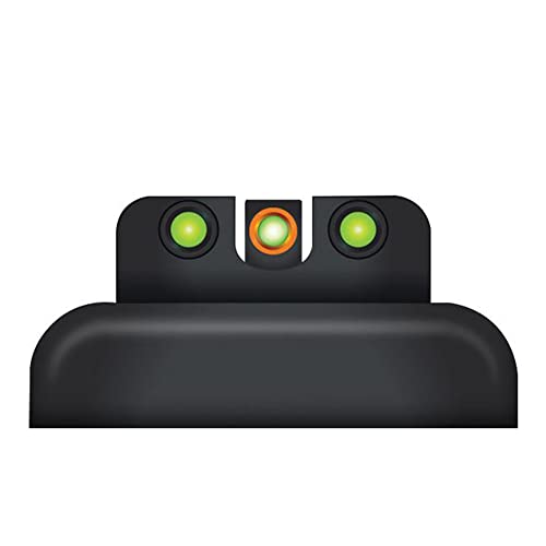 Image of Truglo TFX PRO Handgun Sight, Glowing Shock Proof Tritium and Fiber Optic Night Sight for Handguns, Compact, Durable, and Snag Free Sight