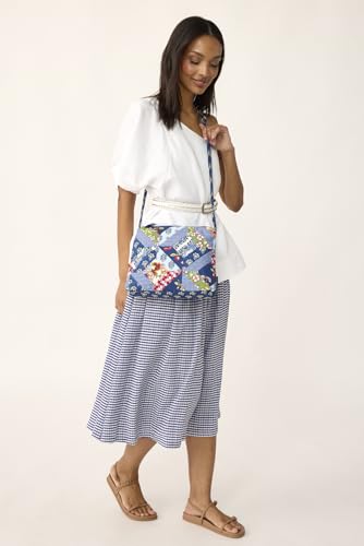 Image of Vera Bradley Women's Premium Cotton Original Zip Hipster Crossbody Bag