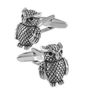 Gemelolandia | Gemelos para Camisa Buho 3D Gemelos Originales Para Camisas | Para Hombres y Niños | Regalos Para Bodas, Comuniones, Bautizos y Otros Eventos