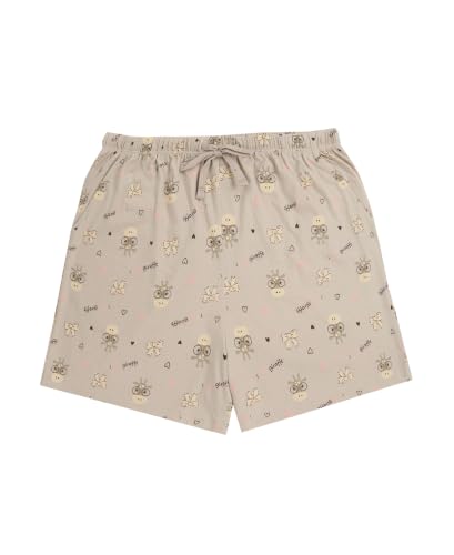 Image of Jockey RG03 Girl's Super Combed Cotton Relaxed Fit Printed Shorts with Side Pockets Colors & Prints May Vary