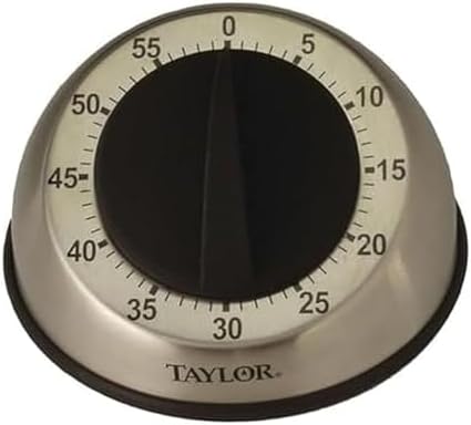 Taylor Precision Products Pro Stainless Steel Mechanical Timer