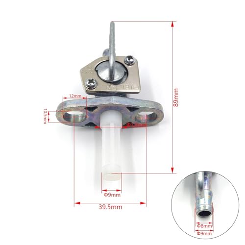 Válvula interruptor combustible para motocicleta con cierre hermético ON OFF 3