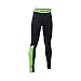 Under Armour Boys' ColdGear Armour Up Legging, Black/Fuel Green, Youth Small