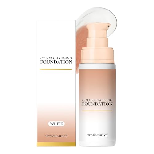 Generic Color Matching Foundation,30ml Sunscreen - Skin Matching Foundation | for Adults Girl Wedding Photography Stage Festival Travel