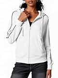 Design : veste sweat-shirt La veste classique à manches longues pour femmes avec des coutures contrastées est tendance. Des poches pratiques peuvent contenir de petits objets comme des téléphones portables et de la monnaie.