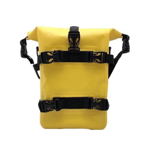 Sacoche arrière de moto jaune étanche pour outillage CB650R et CBR650R
