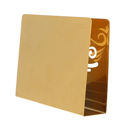 PEPLAYTAL 1Pieza Soporte De Servilletas Inoxidable Dorado Organizador Para Mesa Servilletero Para Decoración y Comedor