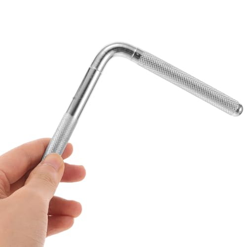Varilla extensora para soporte de campana de metal para kit de batería con diseño compacto y portátil, accesorio versátil para percusión miniatura 3