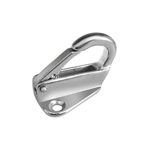 TOGEVAL Boating Carabiner Marine Grade Stainless Steel Boat Hook Pole for Pontoon Accessories
