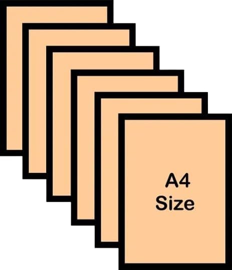 Image of A4 Size Photo Frames - Wall & Tabletop Display, Lightweight Black Frame Khali Frame /A4 Size, 9X12inches (5, Black-Frame)
