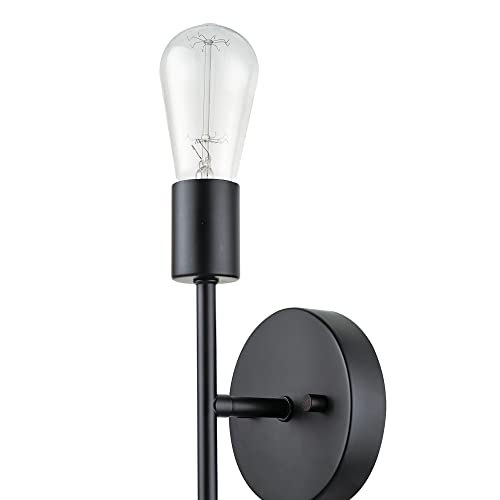 Globe Electric 65558 2-Light Reversible Vanity Light, Matte Black, Makeup Lighting, Beauty Room Accessories, Bathroom Lights Over Mirror, Makeup Mirror Lights, Decorative Lighting, Home Improvement #TOP5