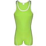 Men's One Piece Cotton Boxer Briefs Lingerie Bodysuit Teddy Stretchy Mankini Thongs Tights Leotard...