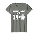 t shirt 100 coton 40 ans humour anniversaire 40 Idée Cadeau. 40 Ans Anniversaire Garçon Fille Cadeau